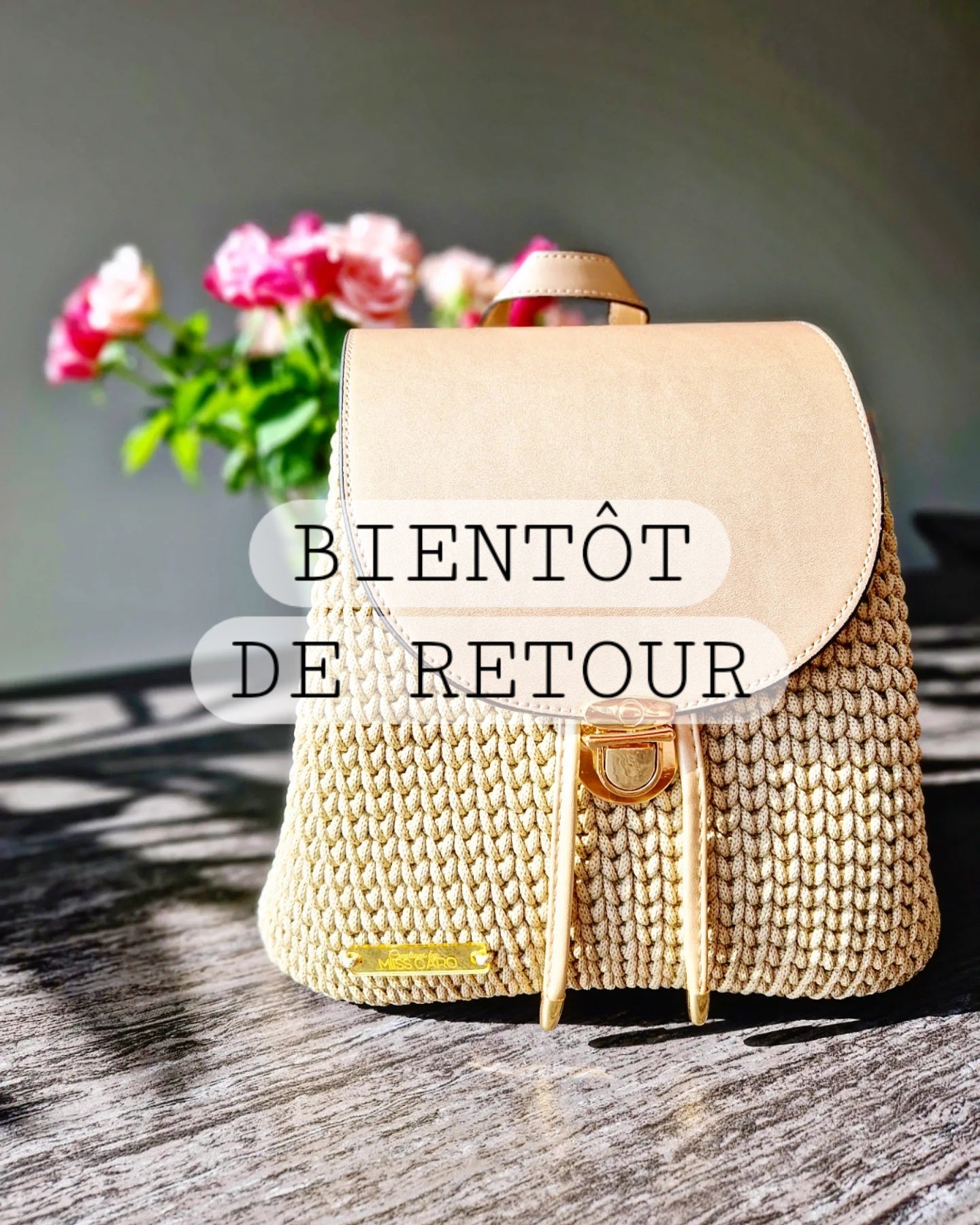 Sac à dos Beige