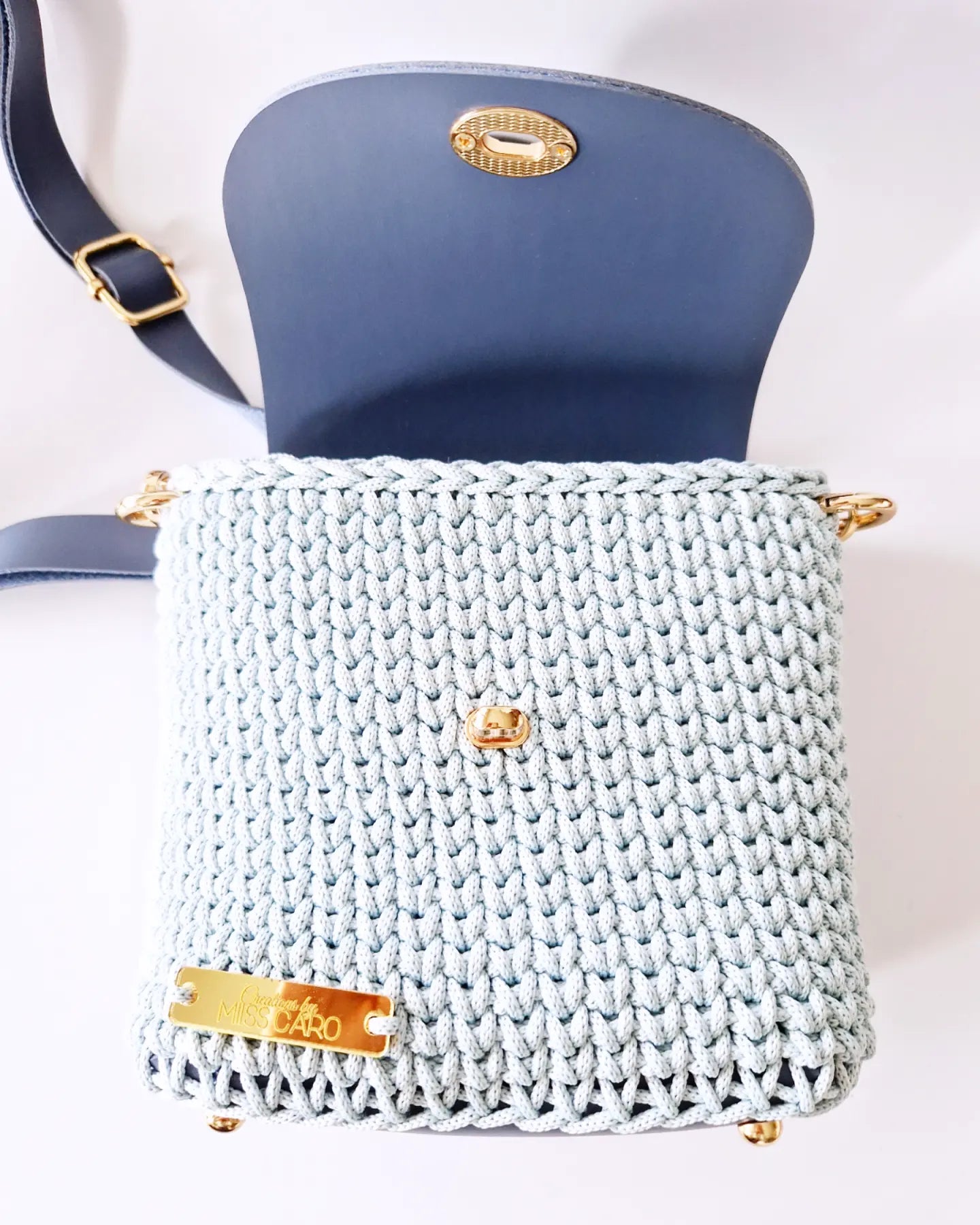 Petit sac bandoulière Bleu clair