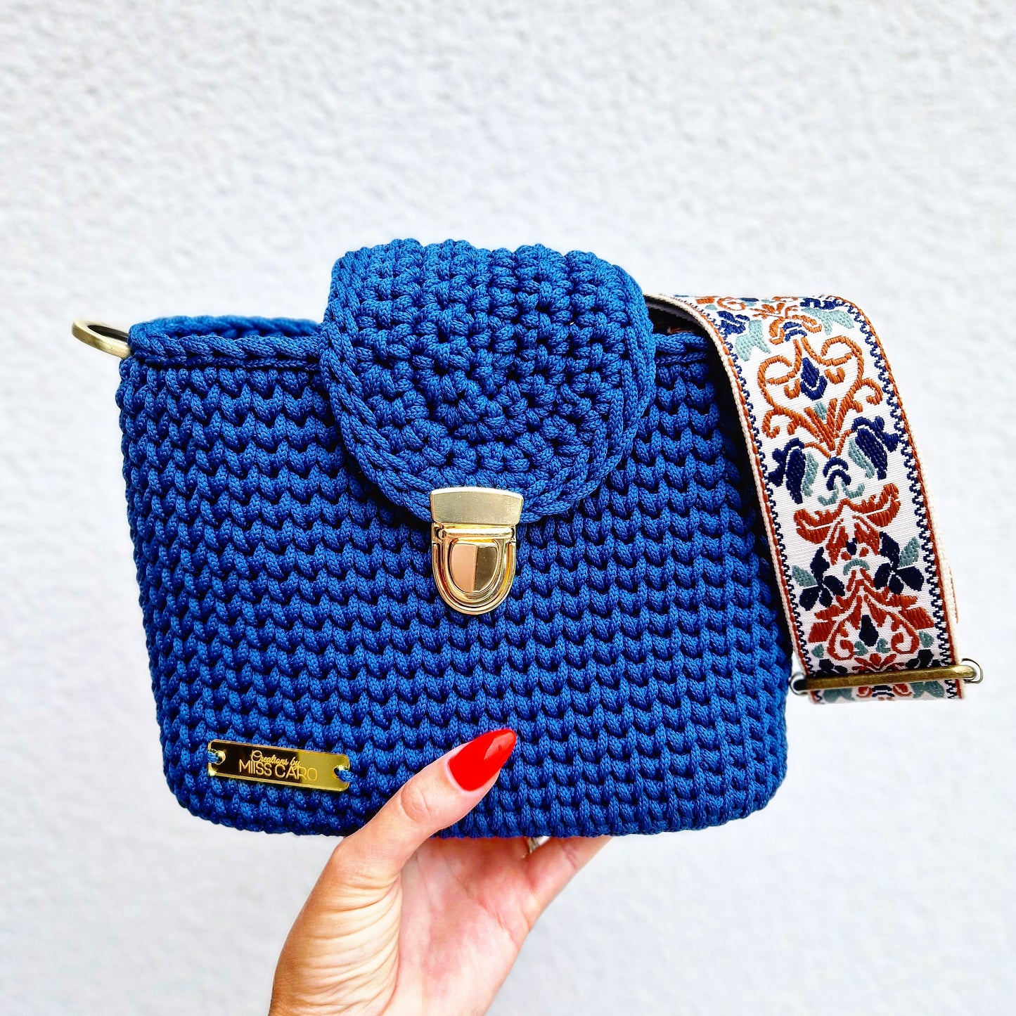 Sac bandoulière Bleu