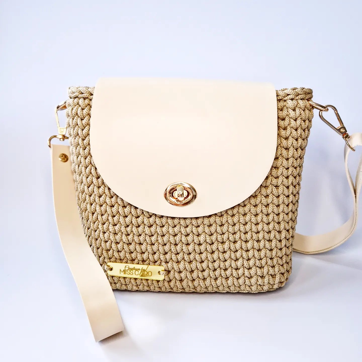 Petit sac bandoulière Beige