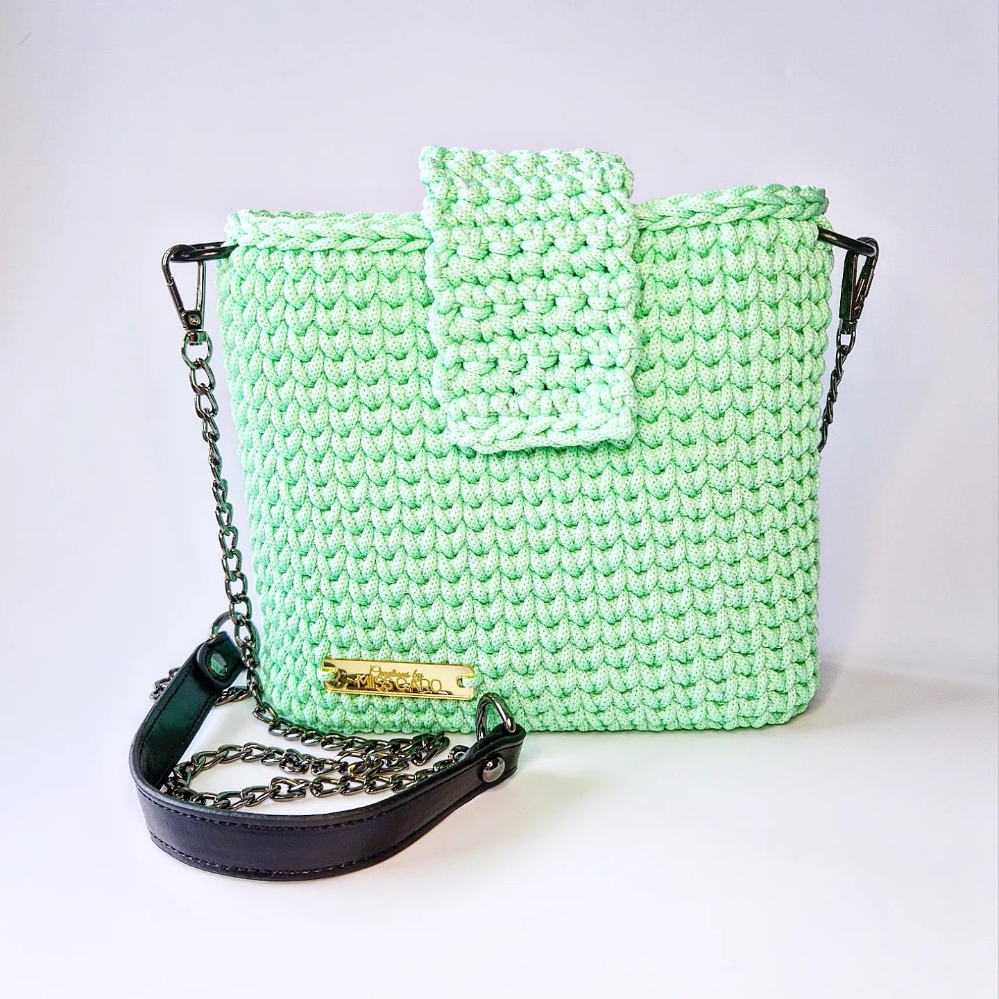 Petit sac bandoulière Menthe