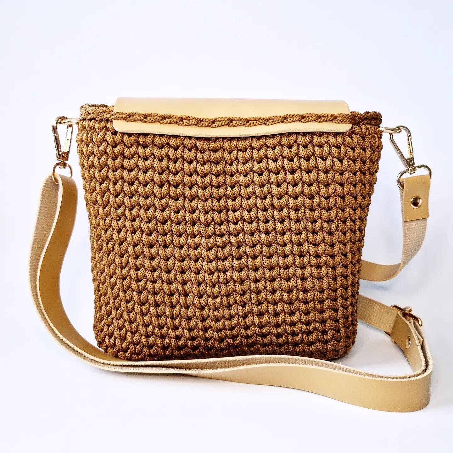 Petit sac bandoulière Caramel